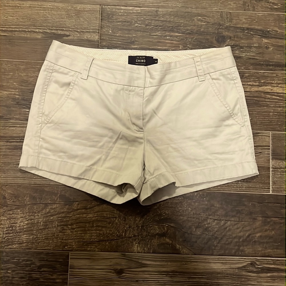 J.Crew chino shorts size 4 khaki